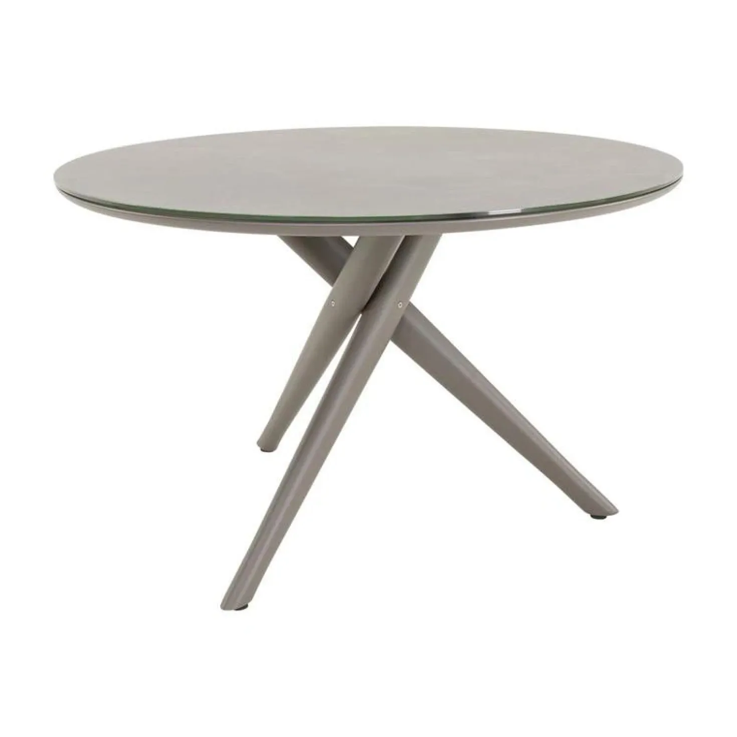 Mojito Tuintafel Rond keramisch taupe 120cm