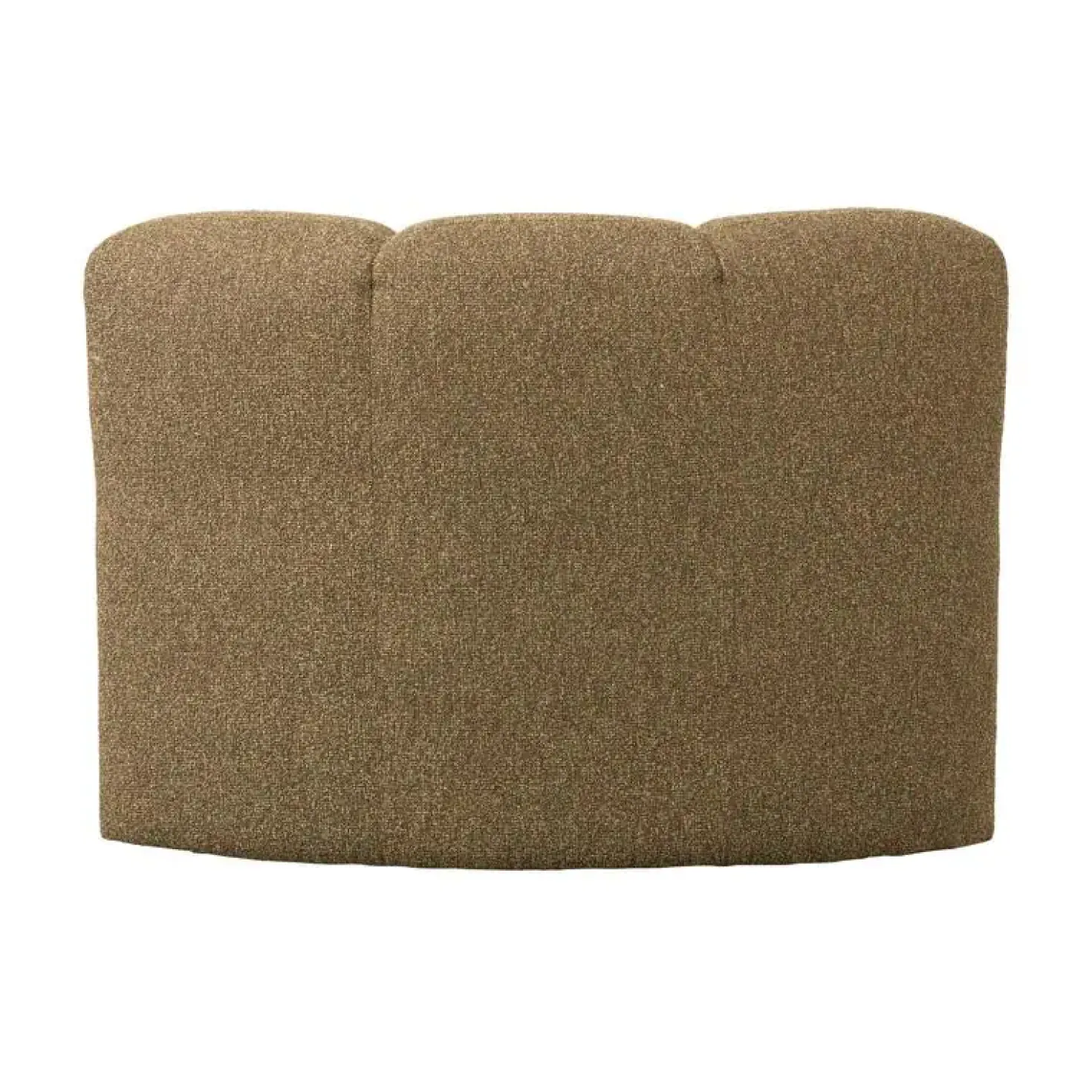 Mojo Eetkamerbank Hoek Met Rugleuning Bouclé Geel/Bruin Melange