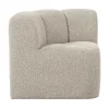 Mojo Eetkamerbank Hoek Met Rugleuning Bouclé Beige Melange