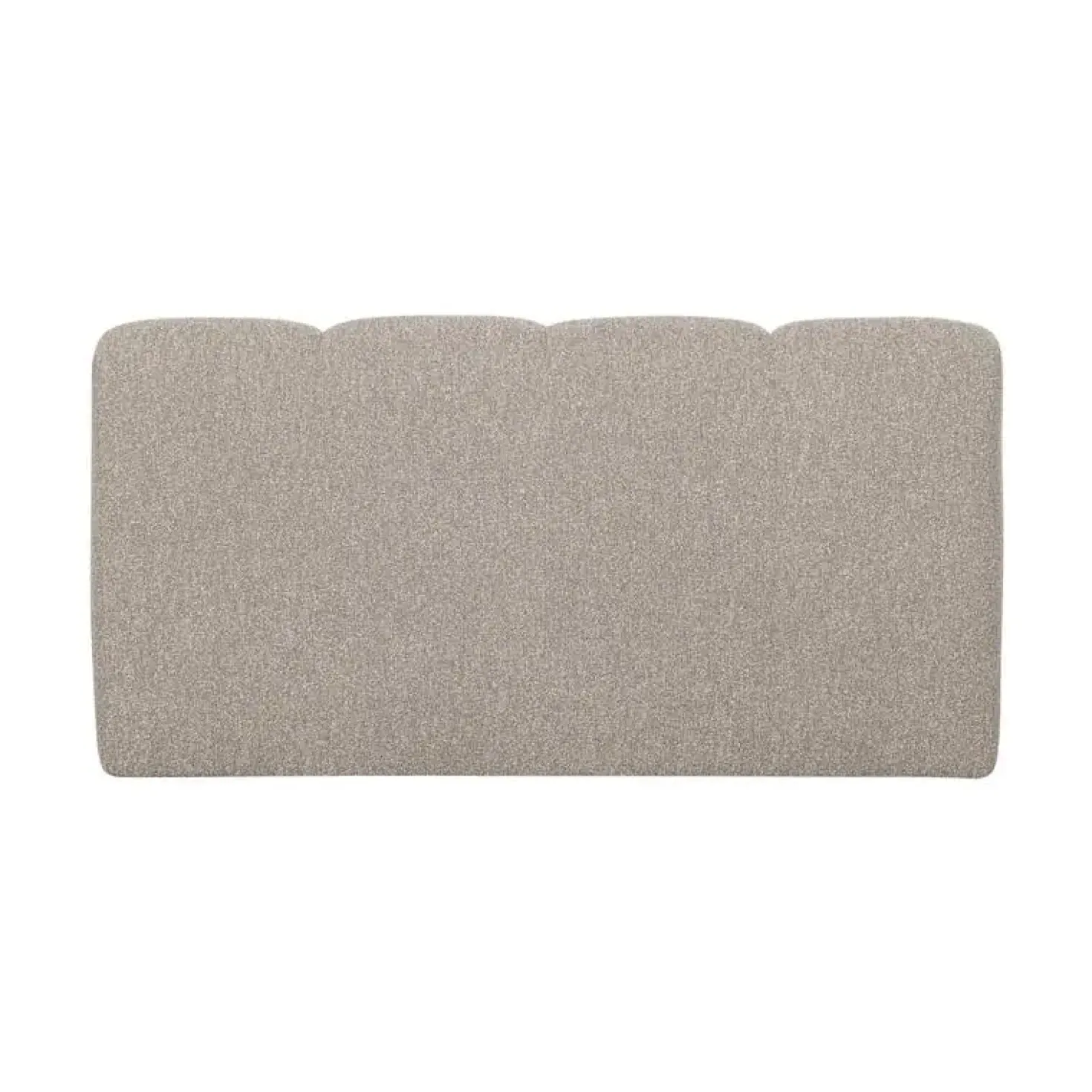 Mojo Eetkamerbank Met Rugleuning Bouclé Beige Melange 164cm