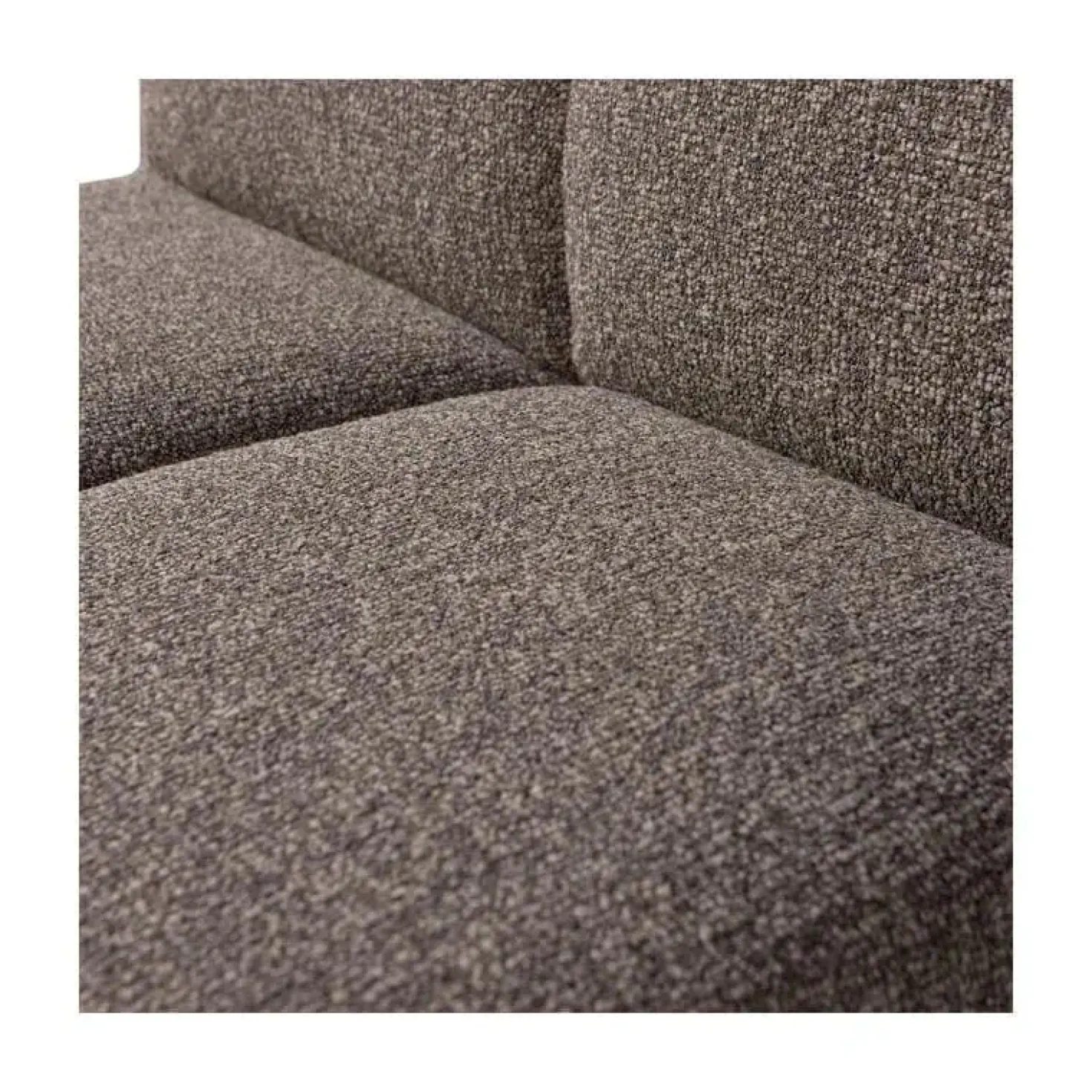 Mojo Eetkamerbank Met Rugleuning Bouclé Bruin Melange 84cm