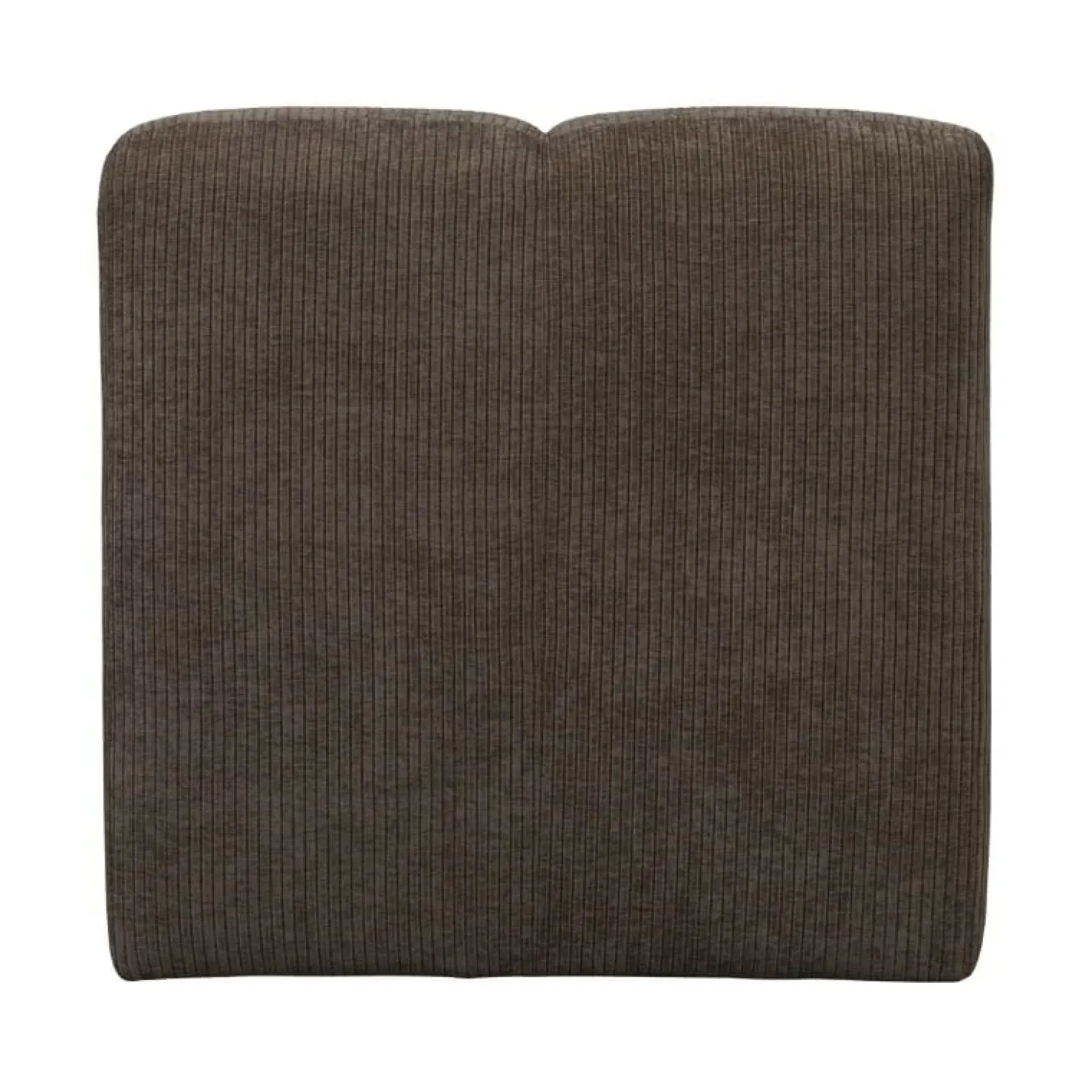Mojo Eetkamerbank Met Rugleuning Ribstof Bruin 84cm