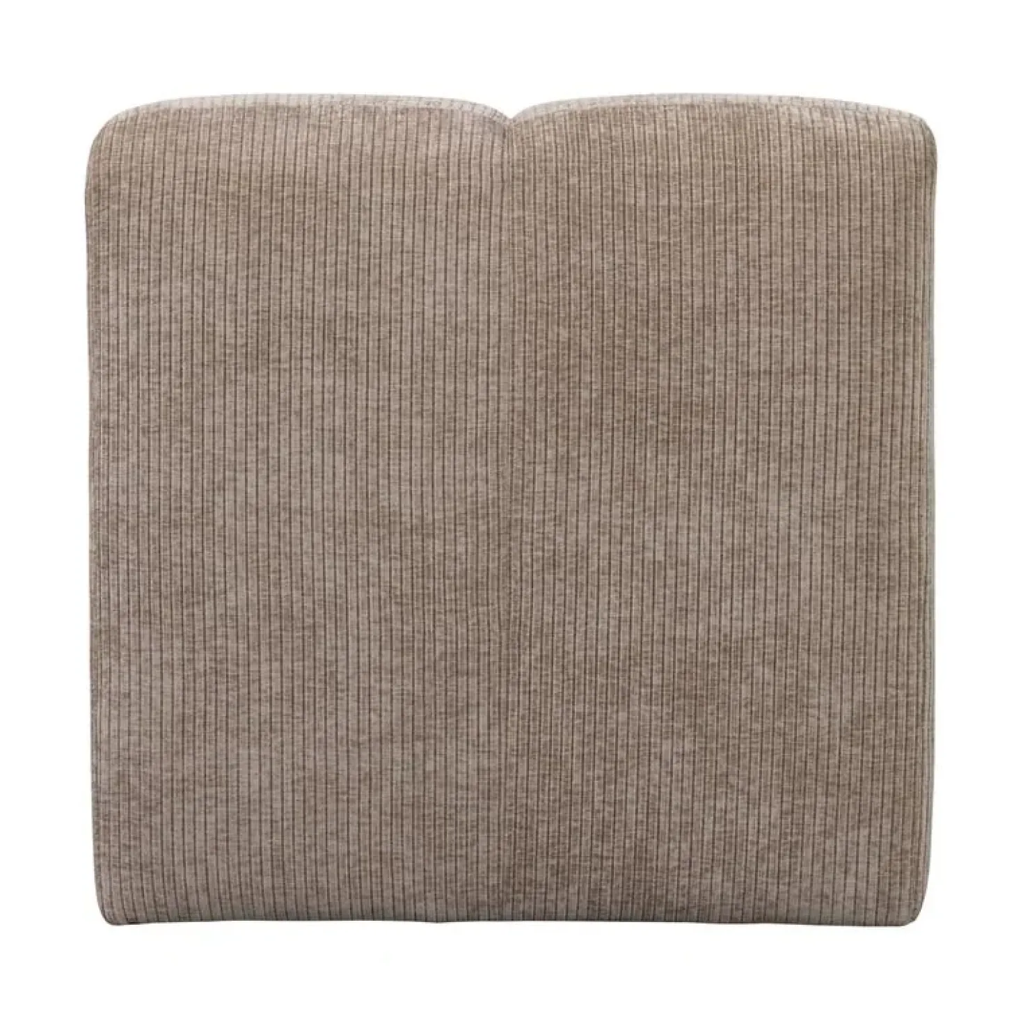 Mojo Eetkamerbank Met Rugleuning Ribstof Donkerzand 84cm