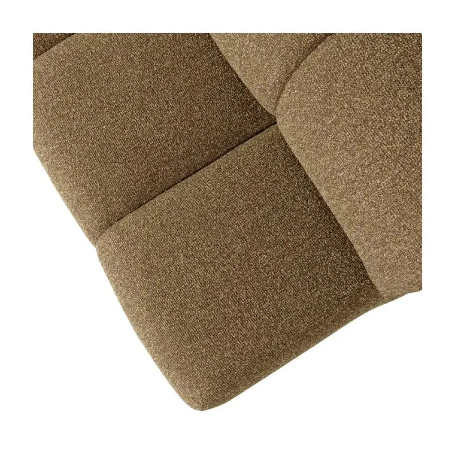 Mojo Eetkamerbank Rugleuning Bouclé Geel/Bruin Melange 164cm