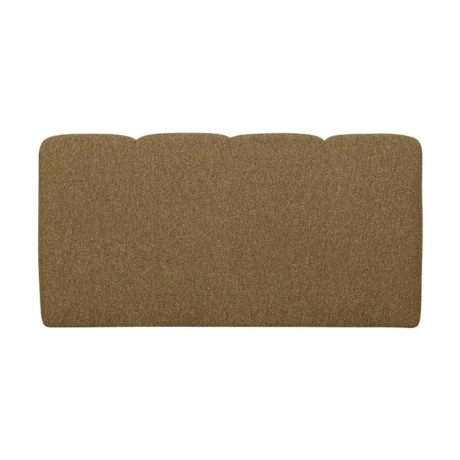 Mojo Eetkamerbank Rugleuning Bouclé Geel/Bruin Melange 164cm