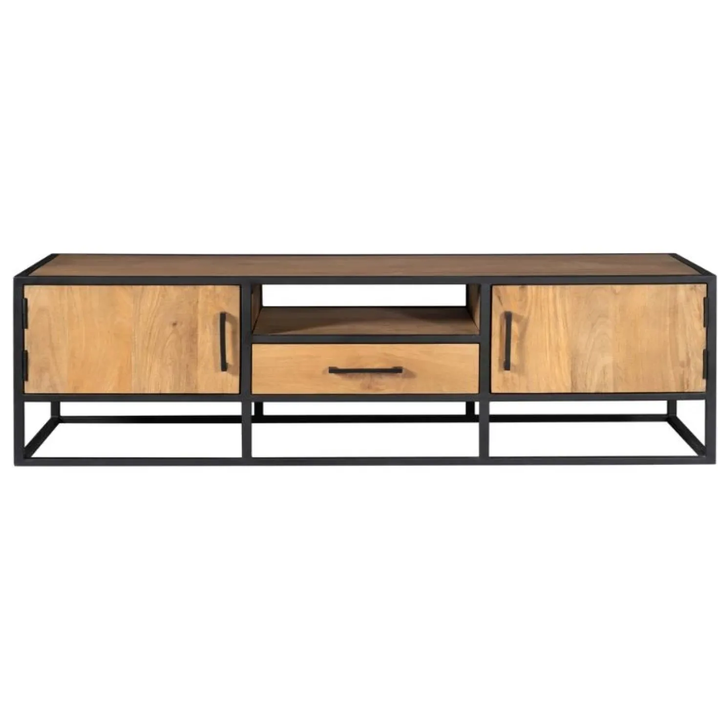 Morada tv meubel industrieel Warm mangohout 180cm