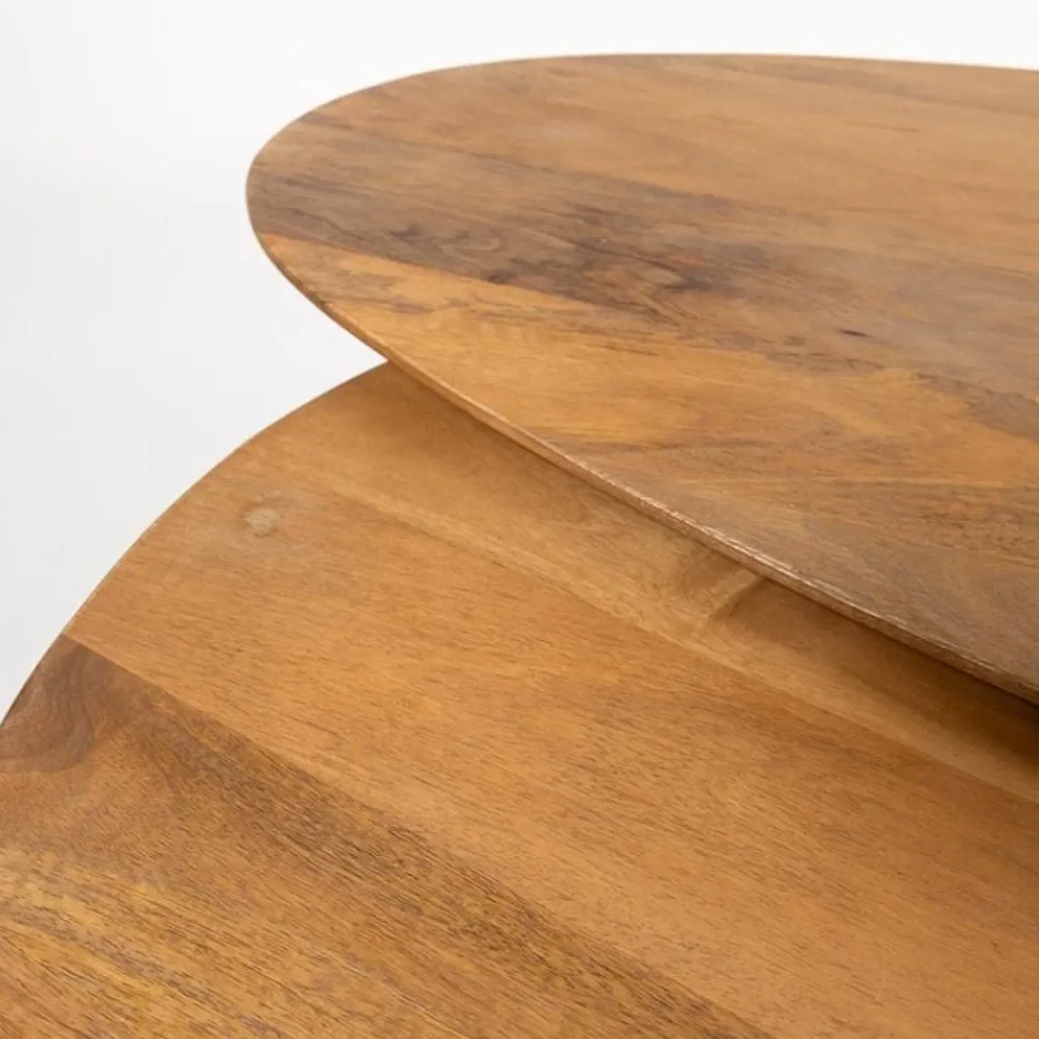 Morella Salontafel set van 2 organisch Mangohout