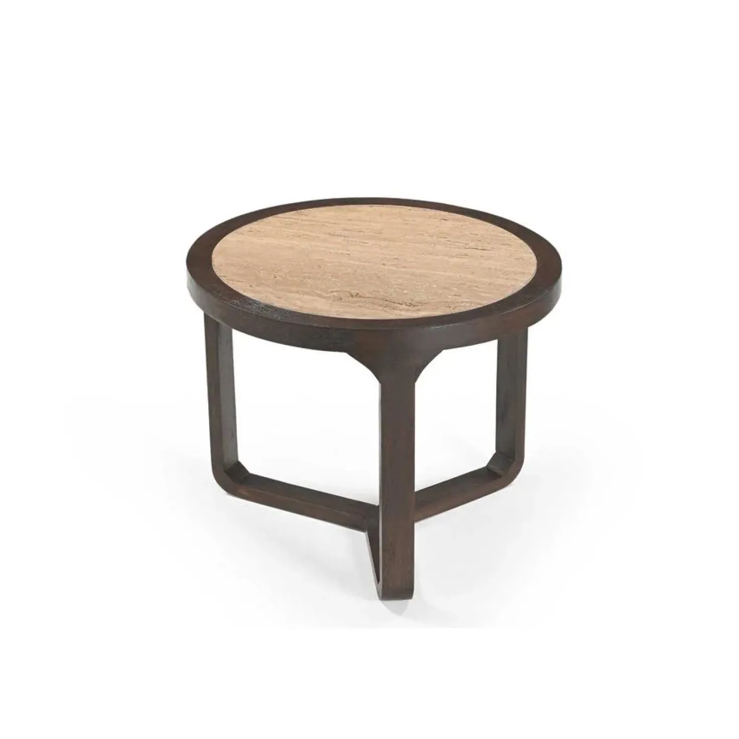 Moritz Bijzettafel Creme Travertin 60 cm