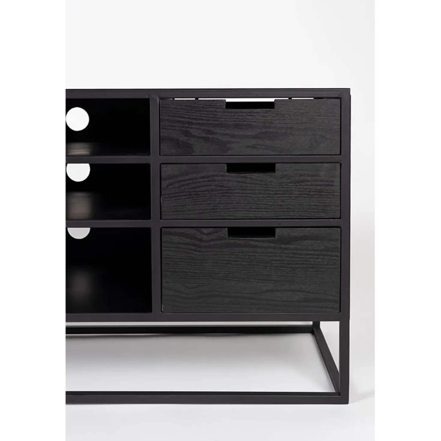Muji tv meubel met 3 lades rotan 150cm