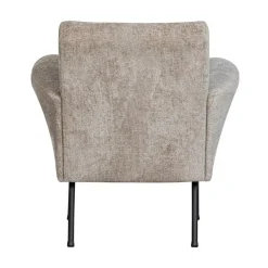 Muse Fauteuil Grof Geweven Stof Naturel