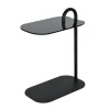 Mylon Bijzettafel Glas zwart 48cm