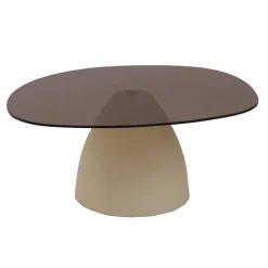 Mylon organische Salontafel Glas 86cm