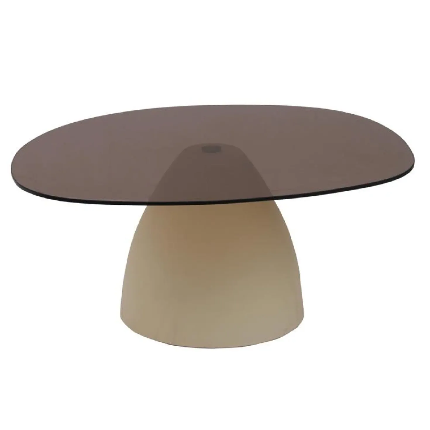 Mylon organische Salontafel Glas 86cm