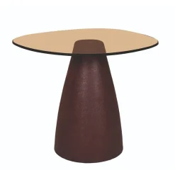 Mylon Salontafel glas Burgundy 50cm