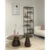 Mylon Salontafel glas Burgundy 86cm