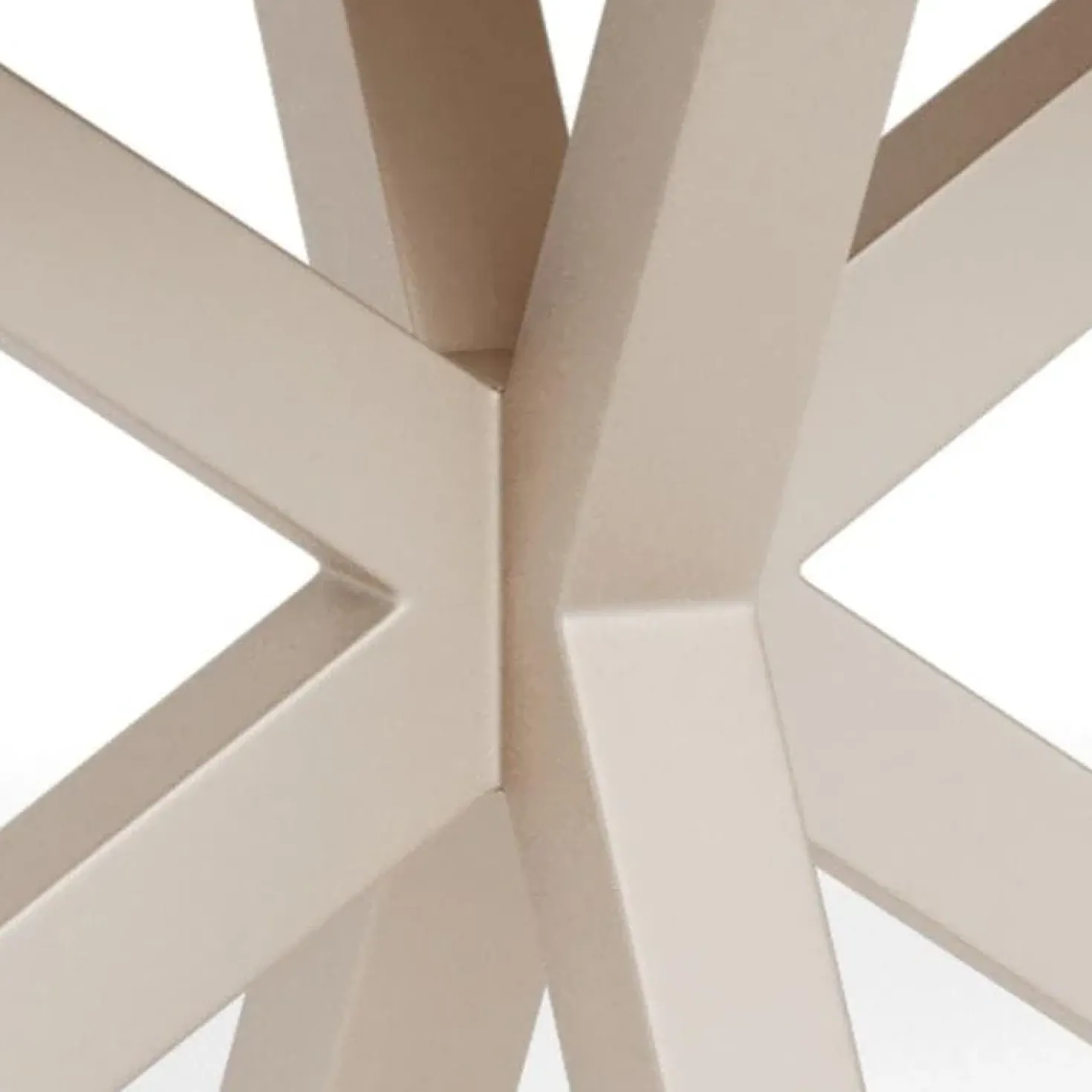 Myrthe Eettafel Keramiek met beige poot 200 cm