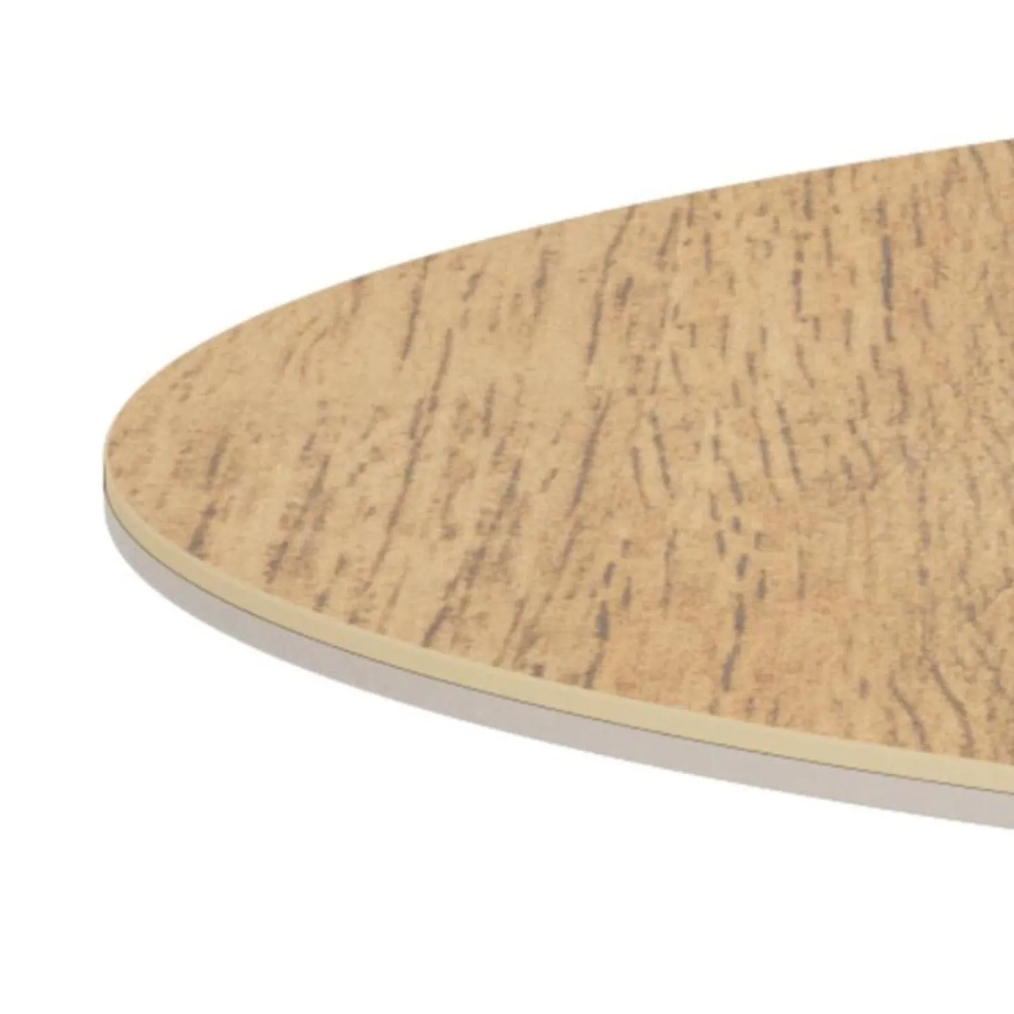 Myrthe Eettafel rond Keramiek met beige poot 119 cm