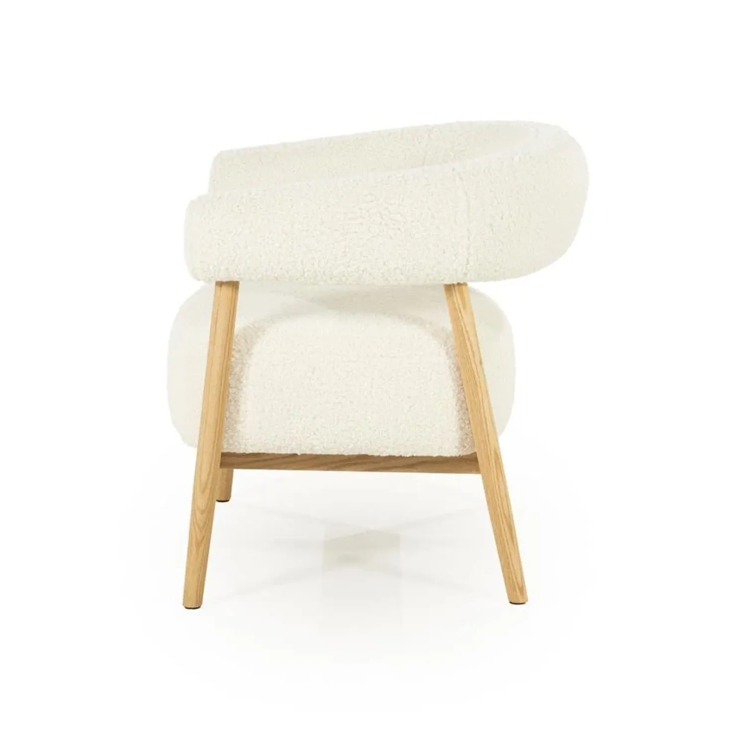 Mysa Fauteuil Beige Hout