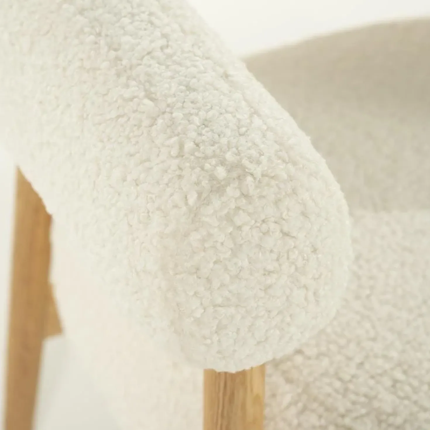 Mysa Fauteuil Beige Hout