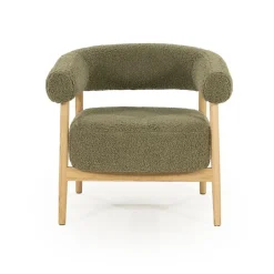 Mysa Fauteuil Groen Hout