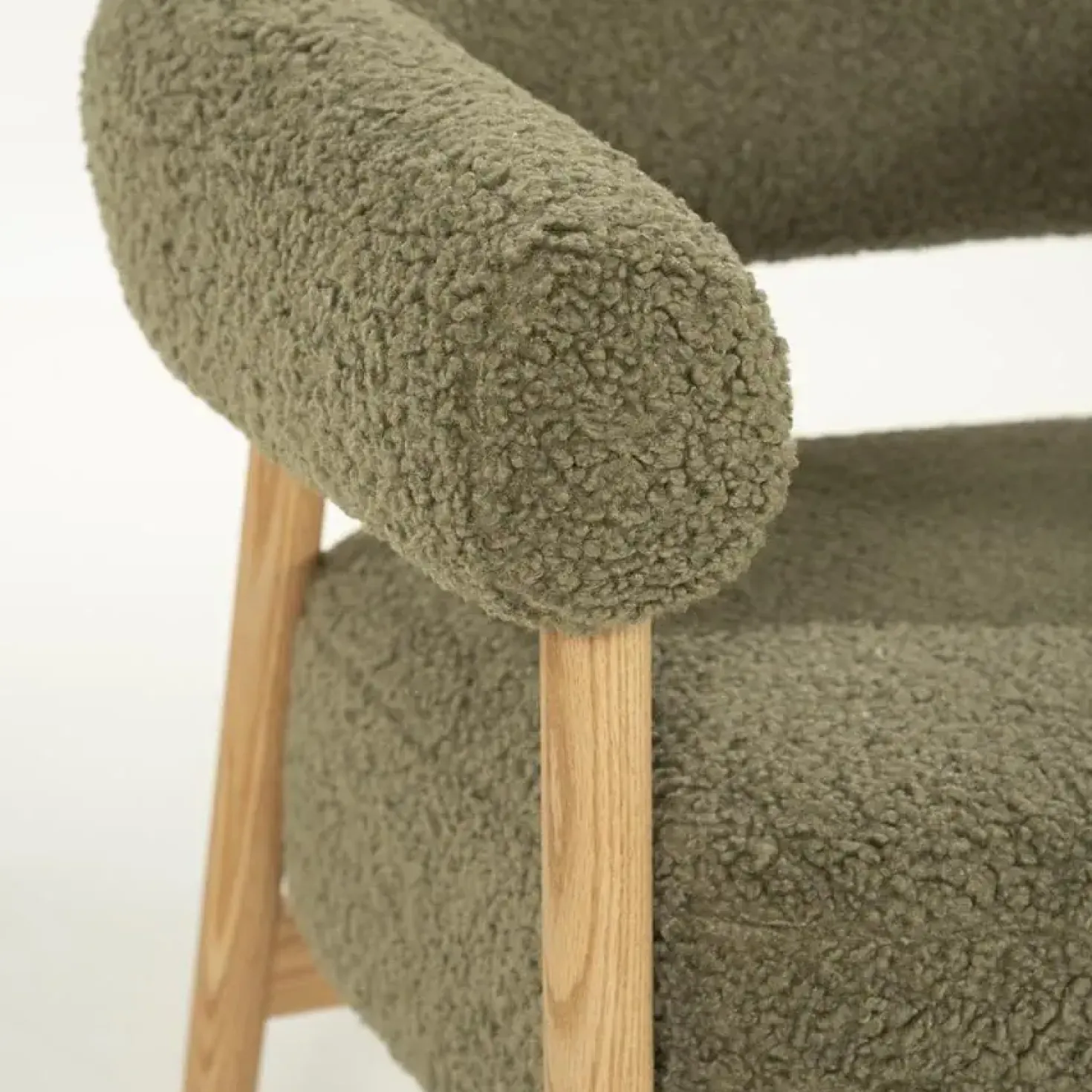 Mysa Fauteuil Groen Hout
