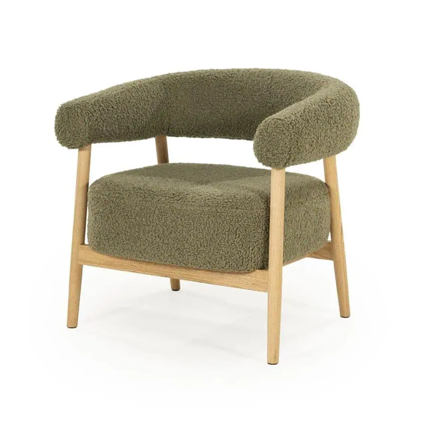 Mysa Fauteuil Groen Hout