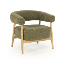 Mysa Fauteuil Groen Hout