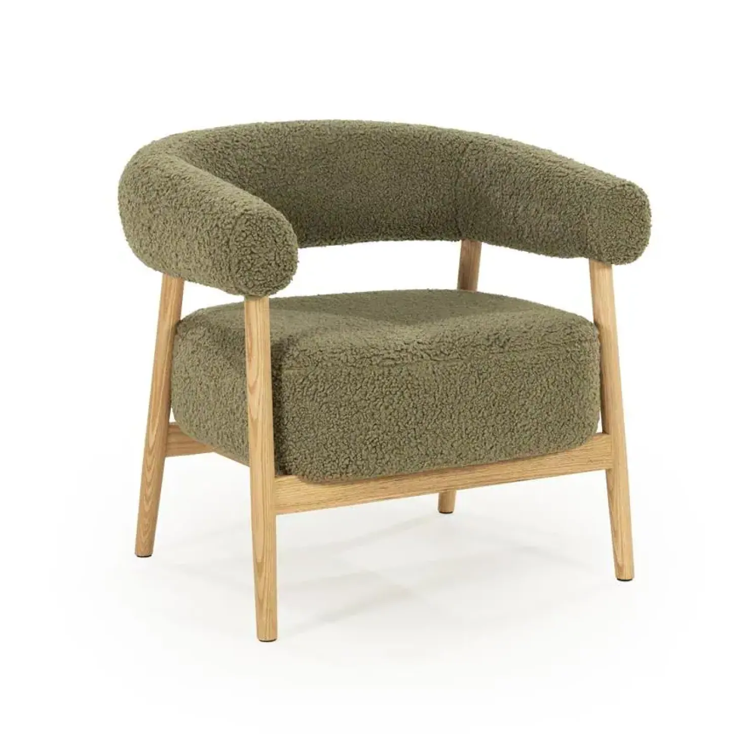 Mysa Fauteuil Groen Hout