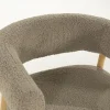 Mysa Fauteuil Taupe Hout