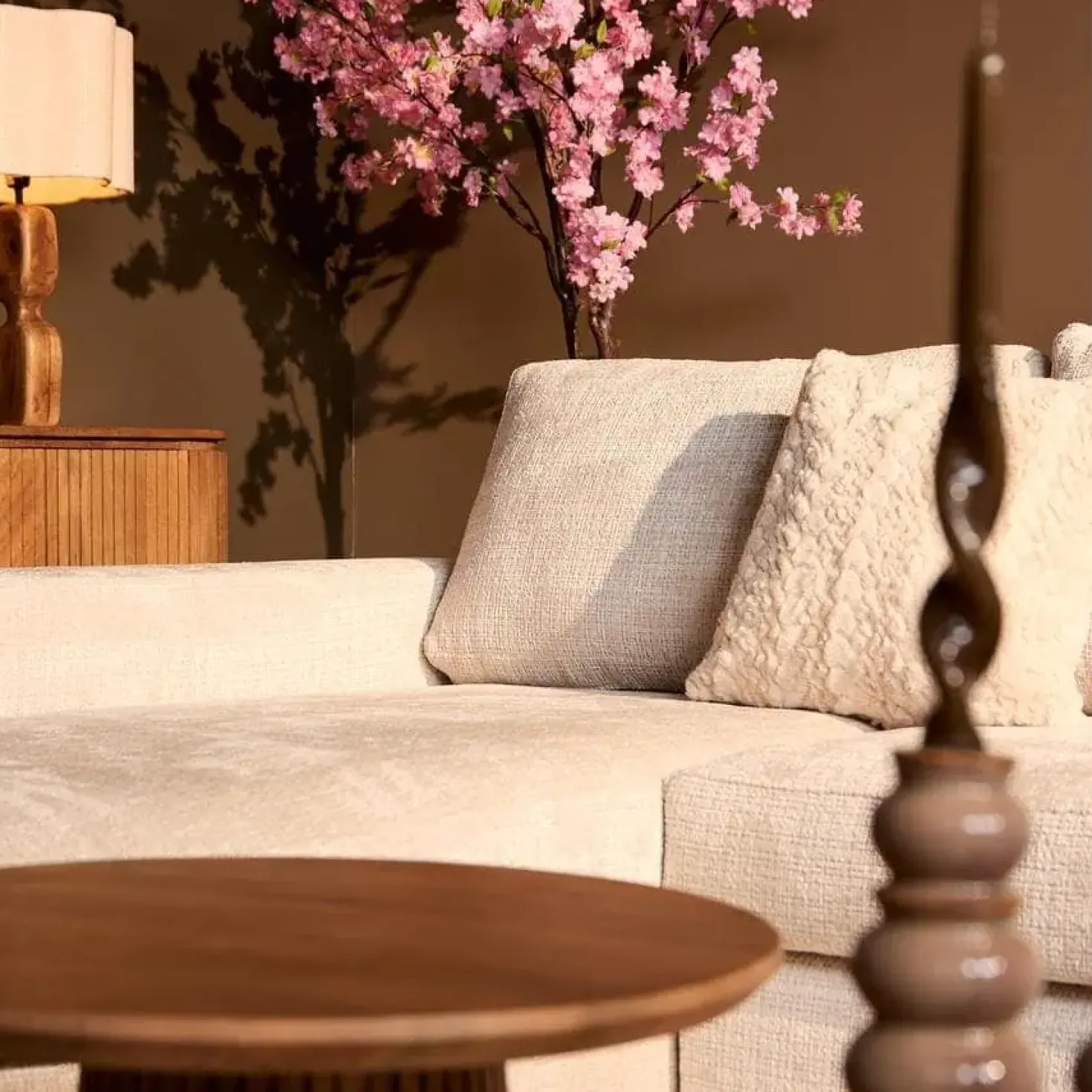 MySofa Alta U-Bank Naturel stof