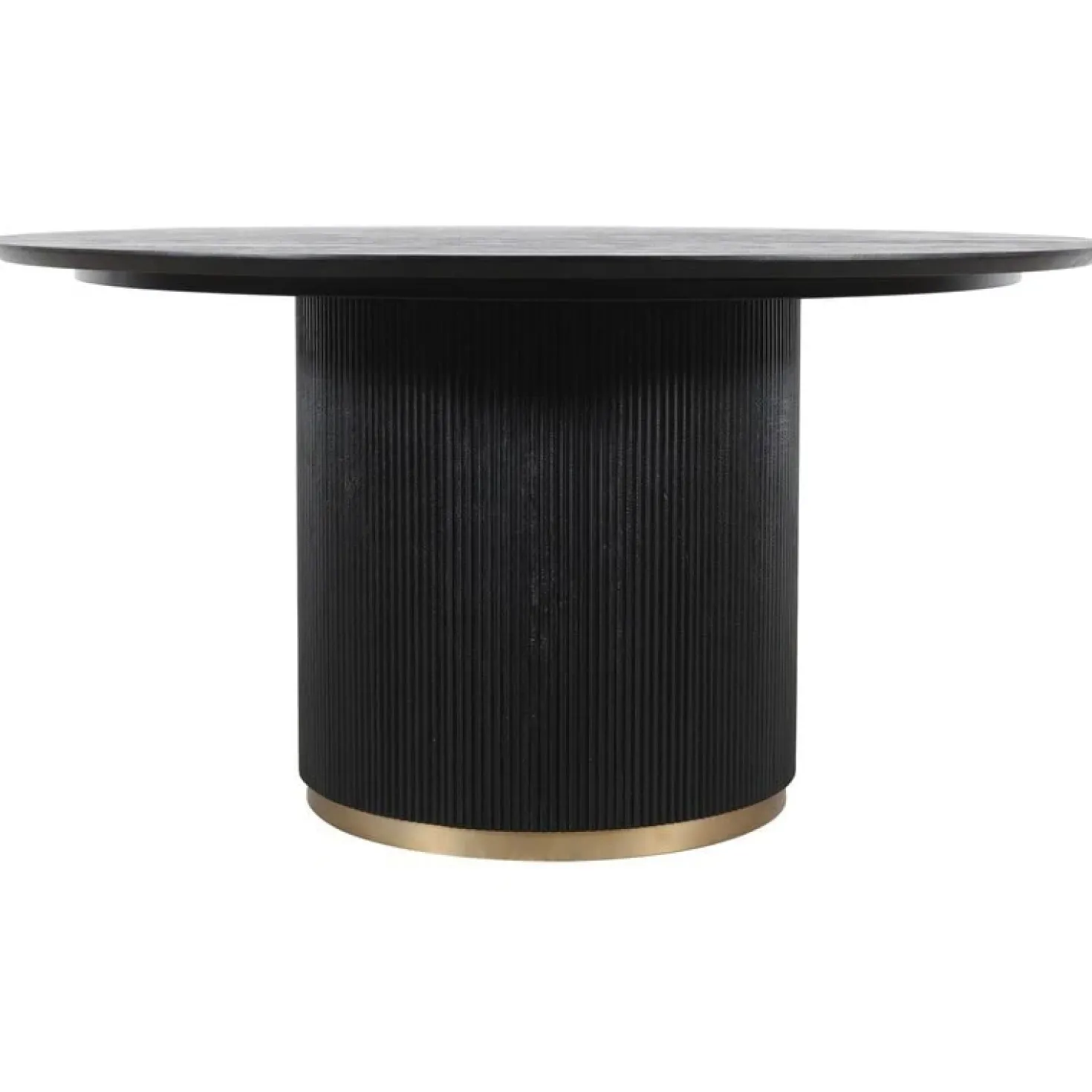 Naro Eettafel Zwart Mangohout 150cm