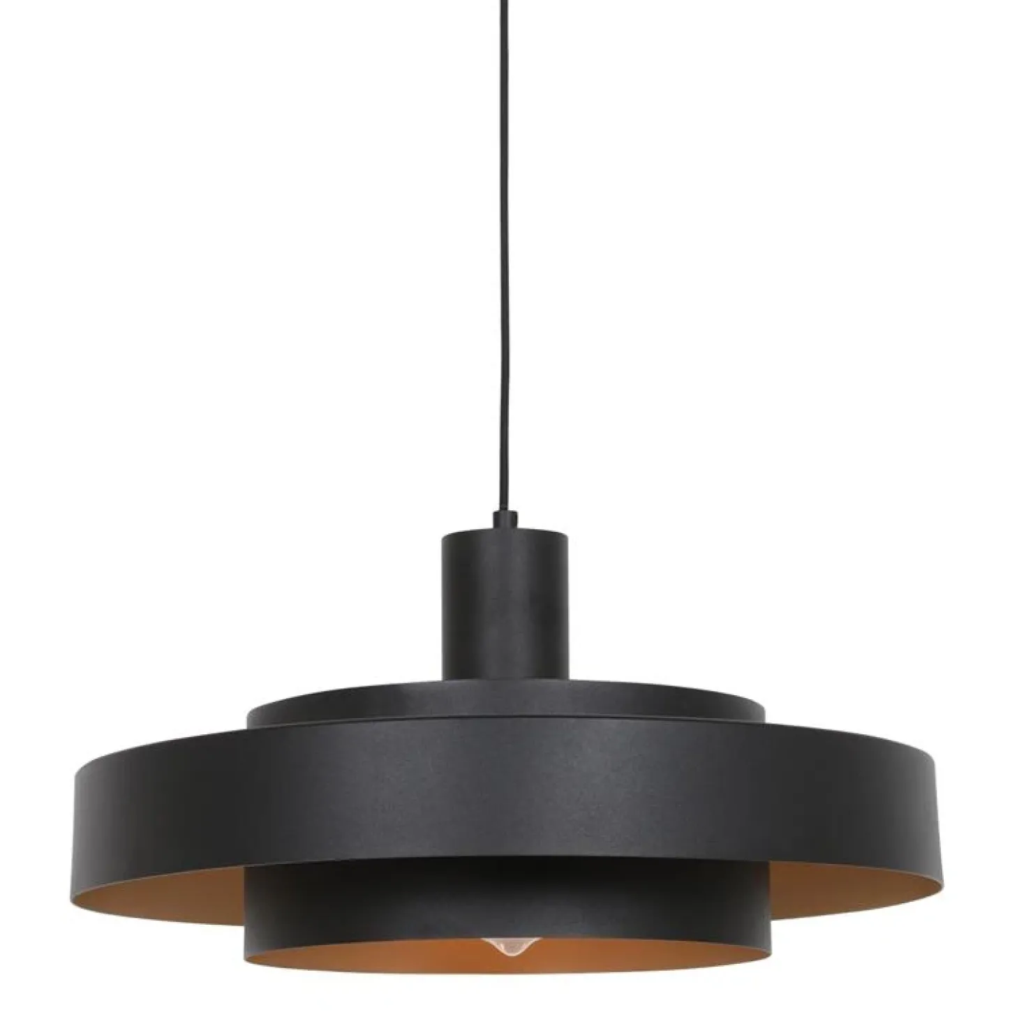 Naro 1-lichts Hanglamp Zwart