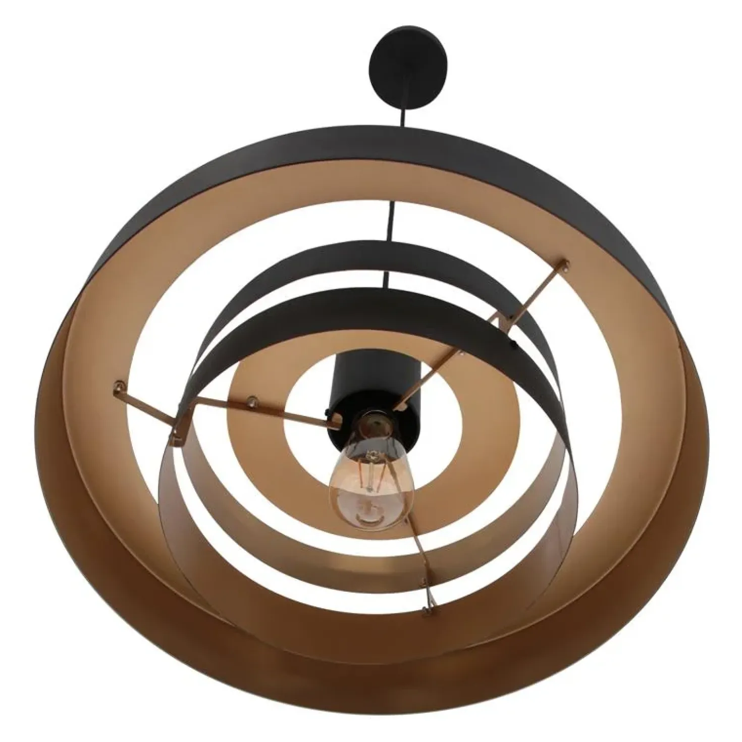 Naro 1-lichts Hanglamp Zwart