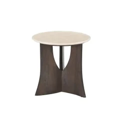 Nate Bijzettafel marmer 50cm