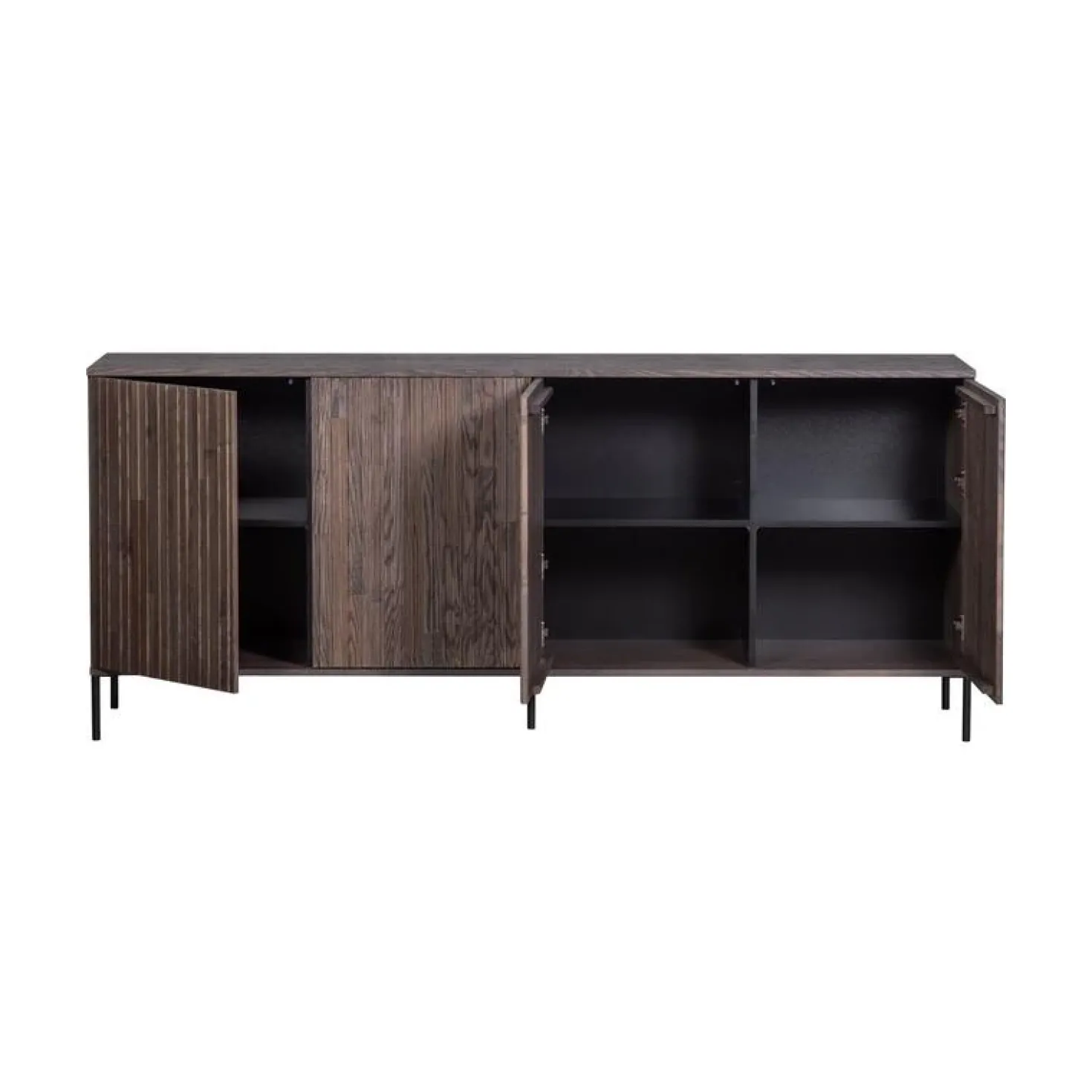 New Gravure Dressoir essen fineer espresso 200 cm