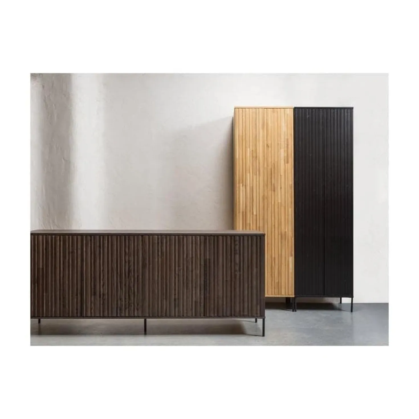 New Gravure Dressoir essen fineer espresso 200 cm