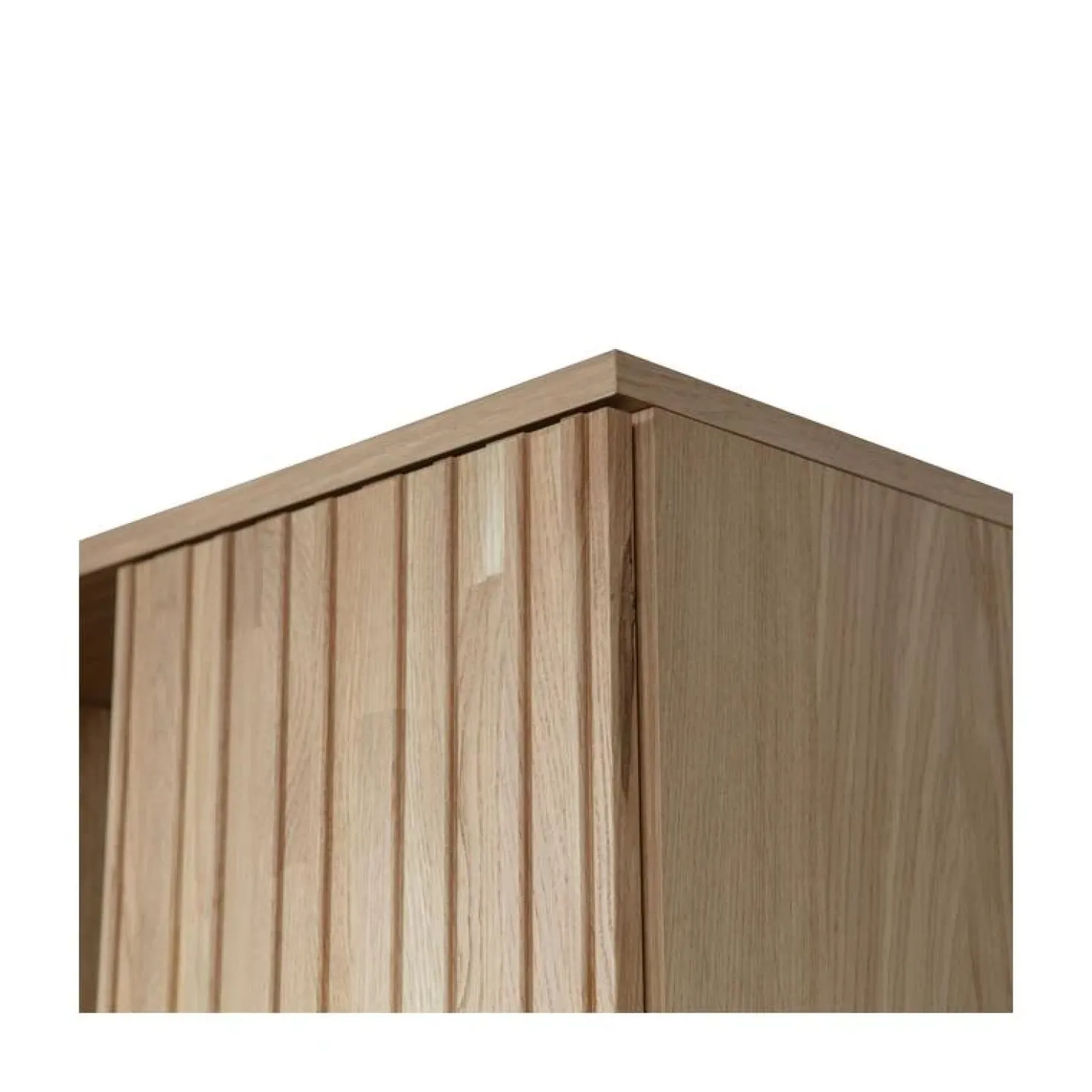 New Gravure Hoge kast met lade eiken naturel 60 cm