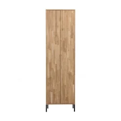 New Gravure Hoge kast met lade eiken naturel 60 cm