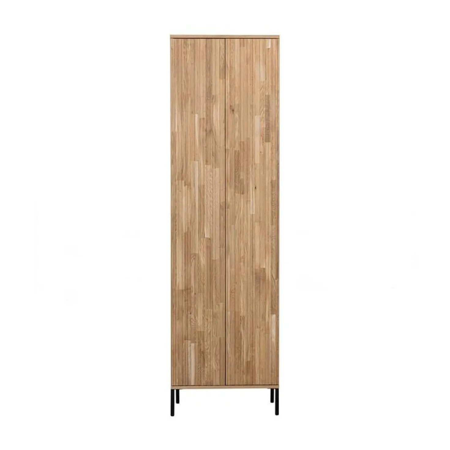 New Gravure Hoge kast met lade eiken naturel 60 cm