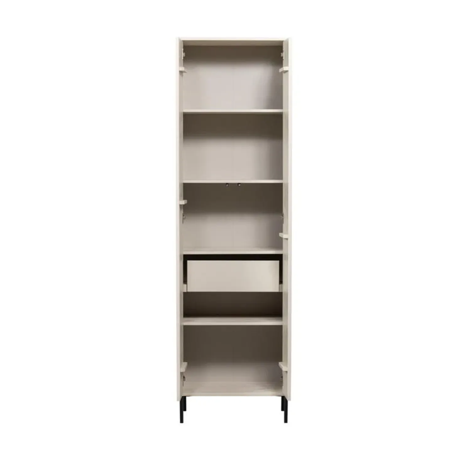 New Gravure Hoge kast met lade grenen dust 60 cm