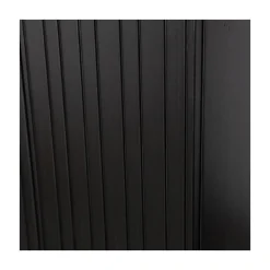New Gravure Hoge kast met lade grenen zwart 60 cm