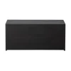 New Gravure Kistbank grenen zwart 88 cm