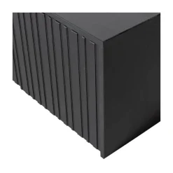 New Gravure Kistbank grenen zwart 88 cm
