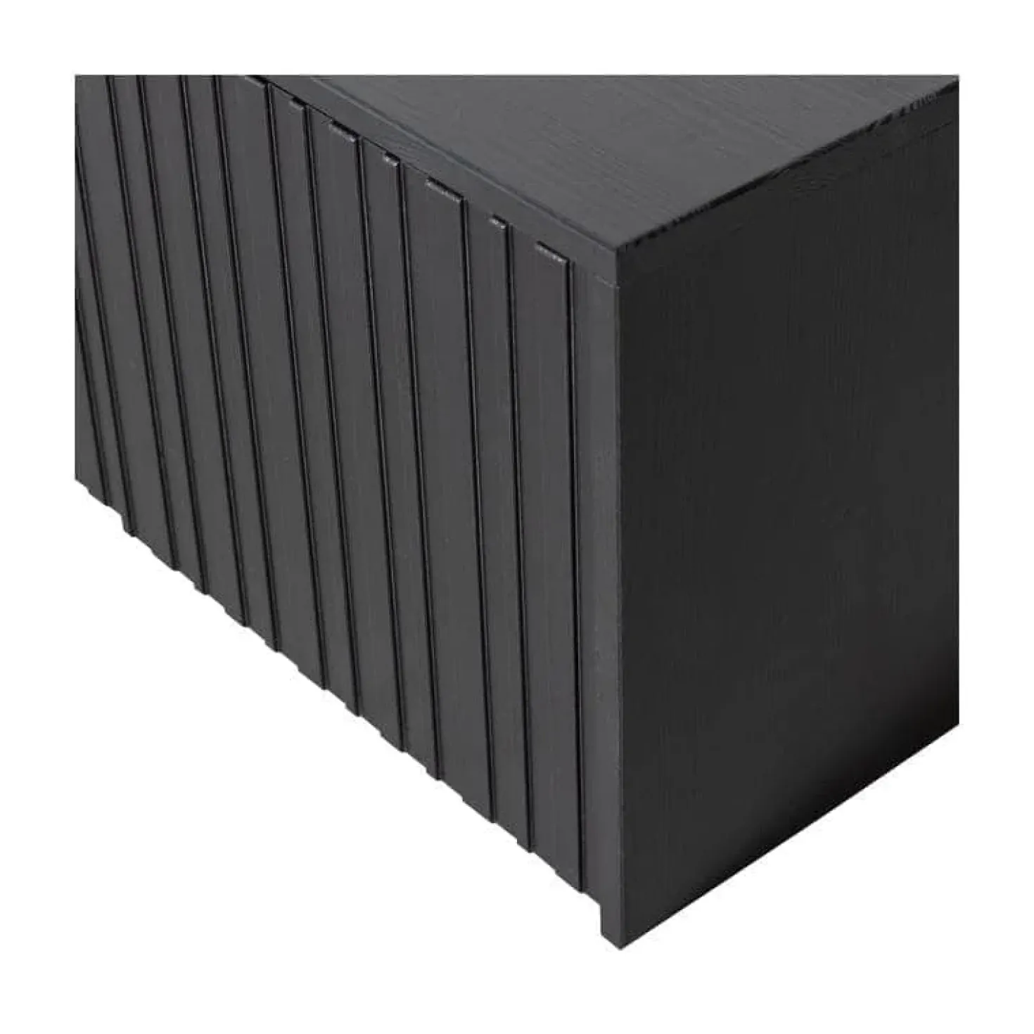 New Gravure Kistbank grenen zwart 88 cm