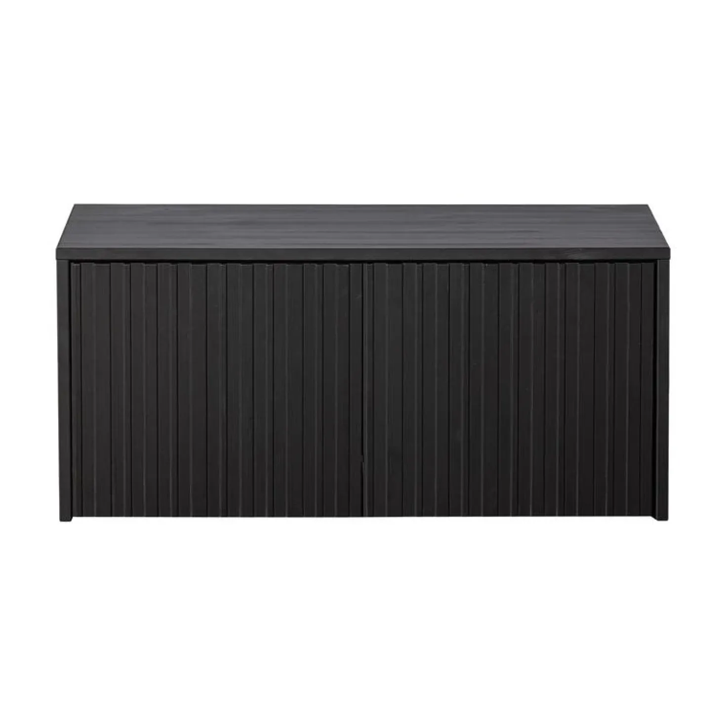 New Gravure Kistbank grenen zwart 88 cm