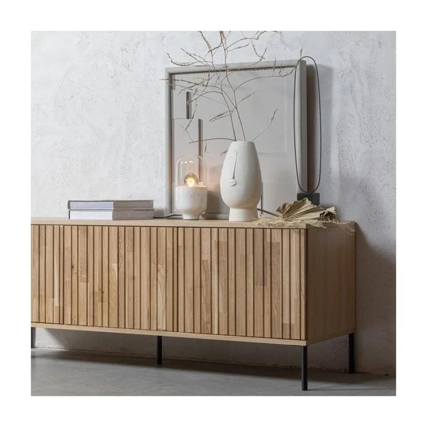 New Gravure Tv meubel eiken naturel 150 cm
