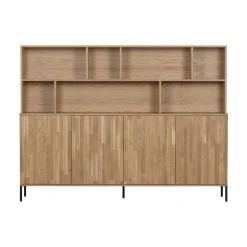 New Gravure Wandkast eiken naturel 200 cm