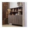 New Gravure Wandkast essen fineer espresso 200 cm