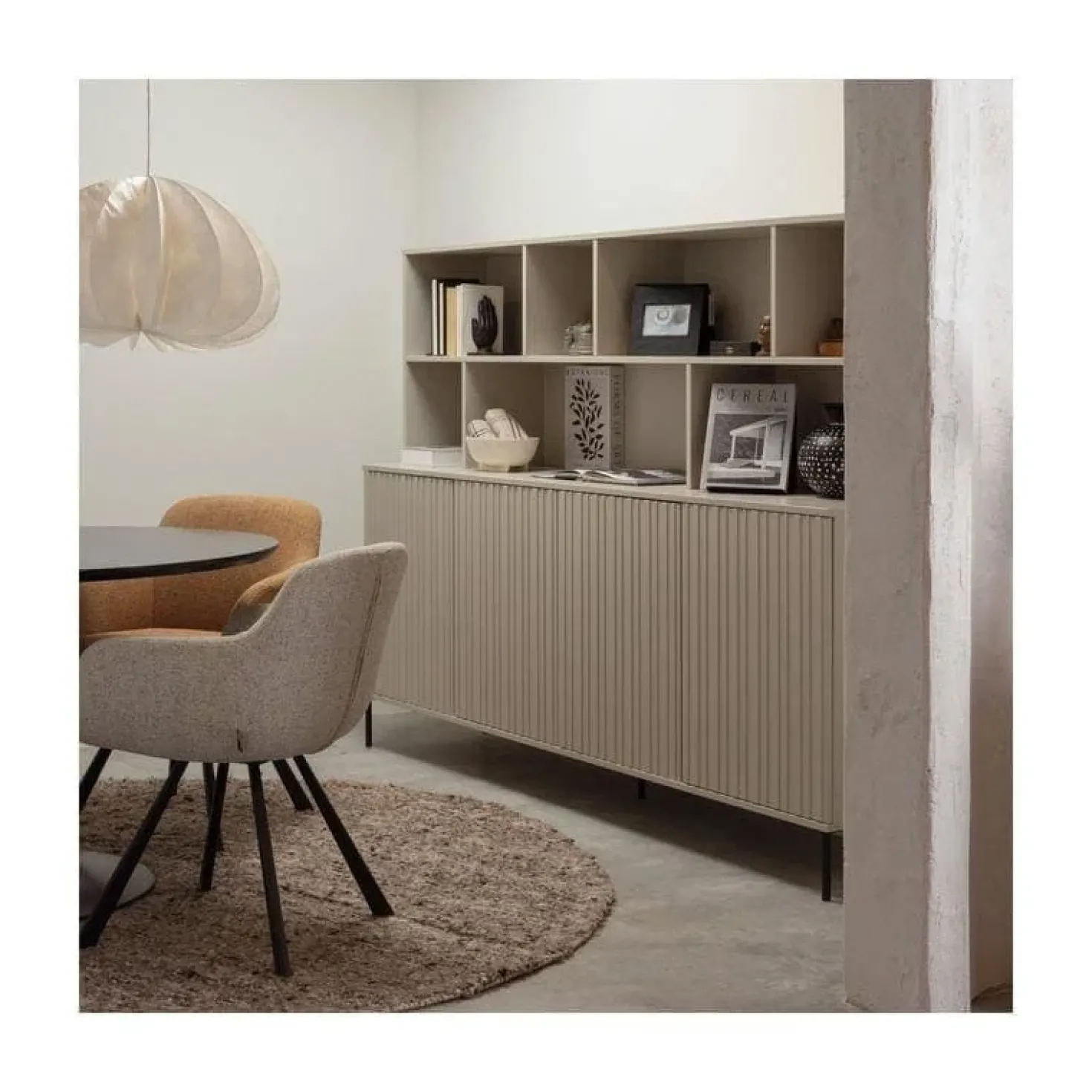 New Gravure Wandkast grenen dust 200 cm