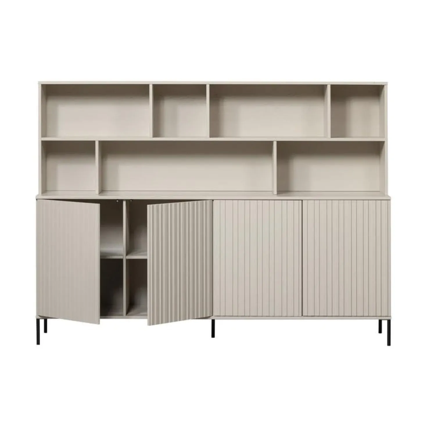 New Gravure Wandkast grenen dust 200 cm